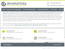 Tablet Screenshot of dovetailfoks.com